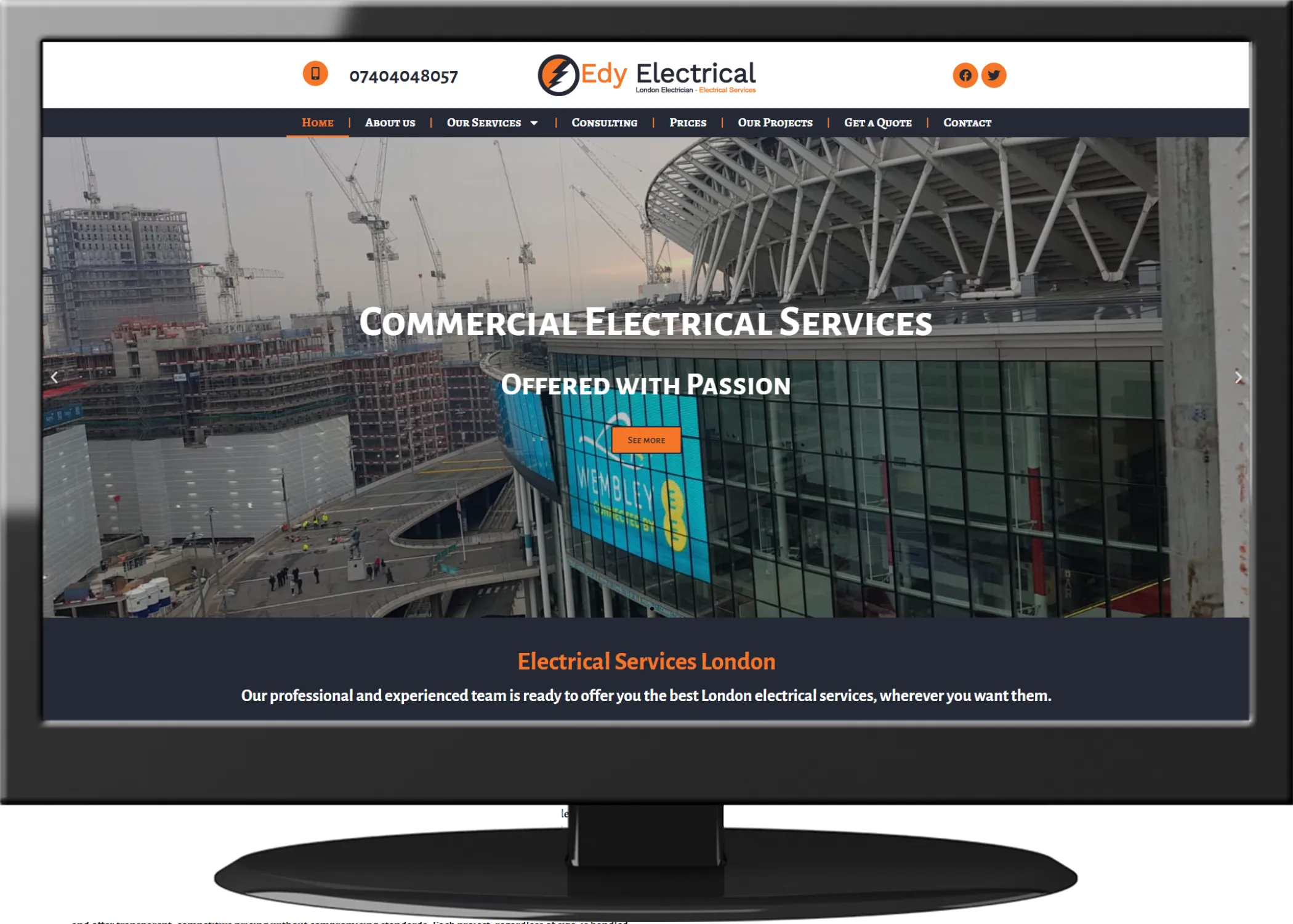 Screenshot Edy Electrical